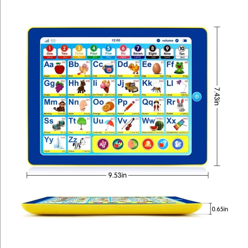 Toddler learning tablet